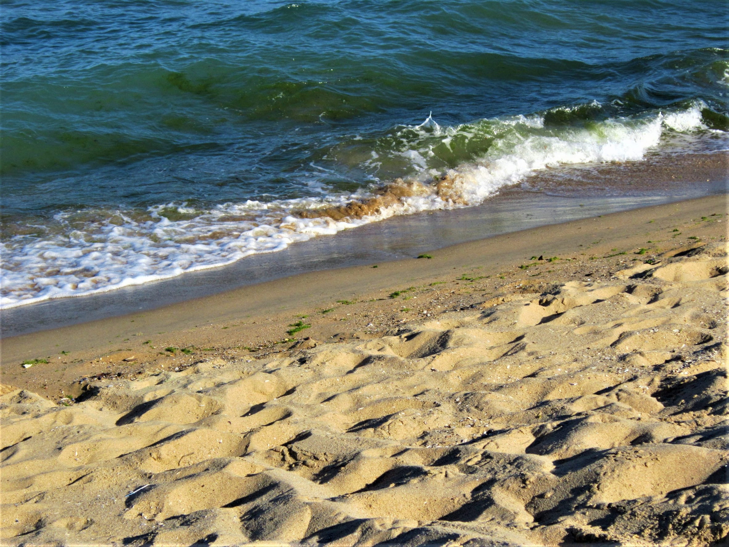 A beautiful beach view