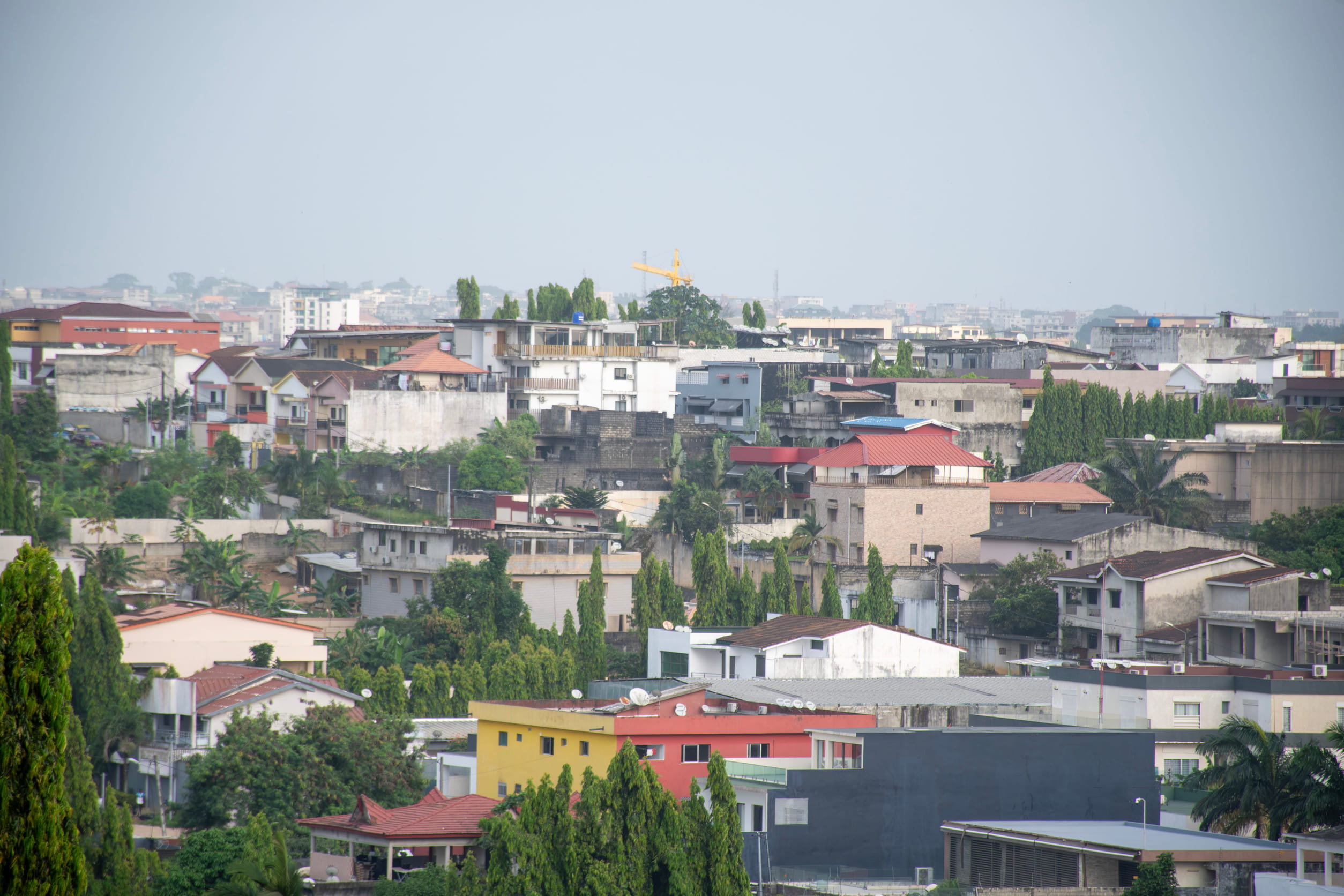 Cityscape of Abidjan in Ivory Coast