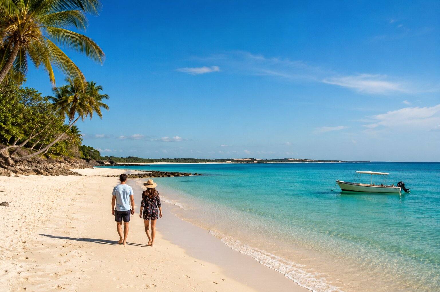 Couple Enjoying Vilanculos Beach