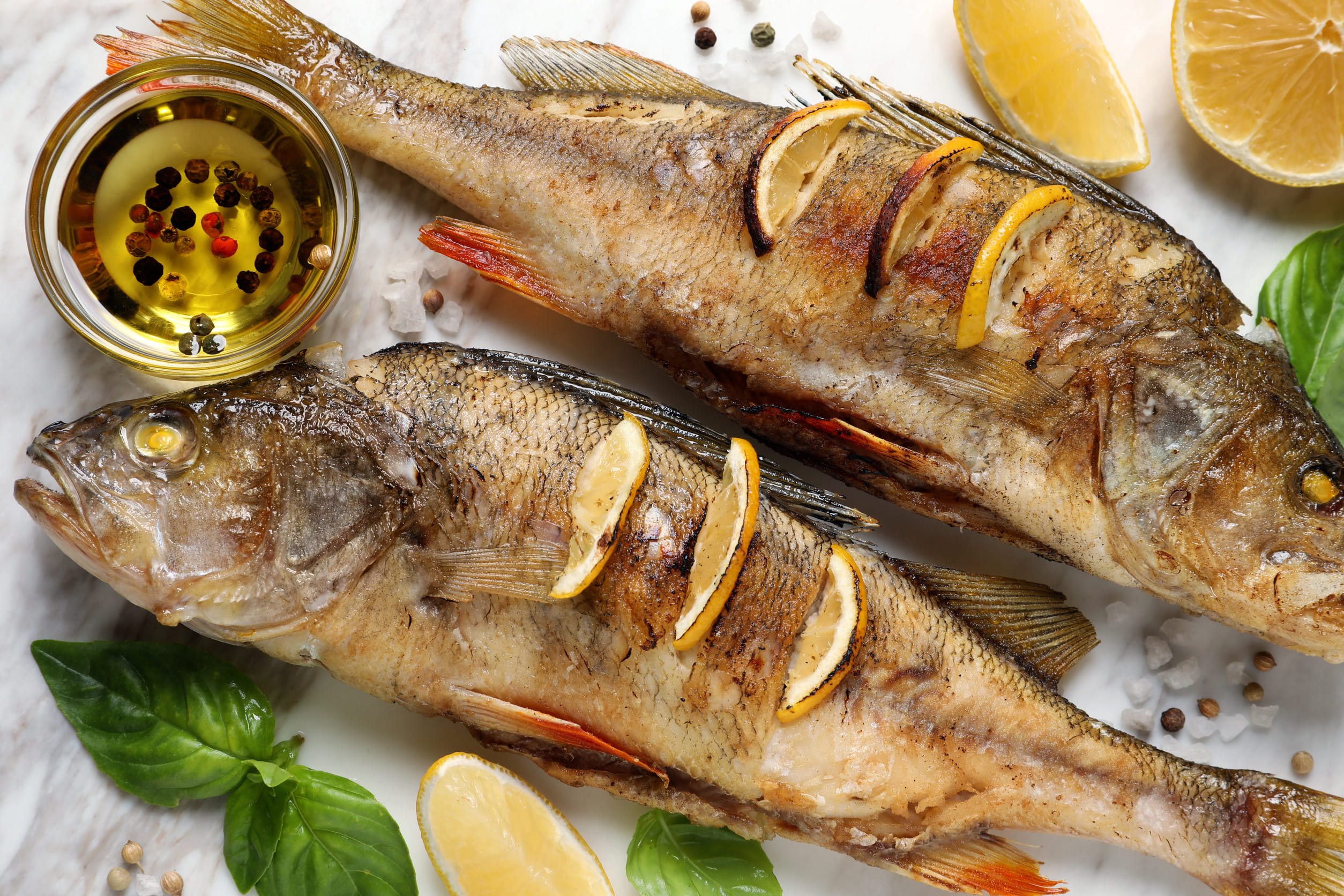 Fresh grilled fish