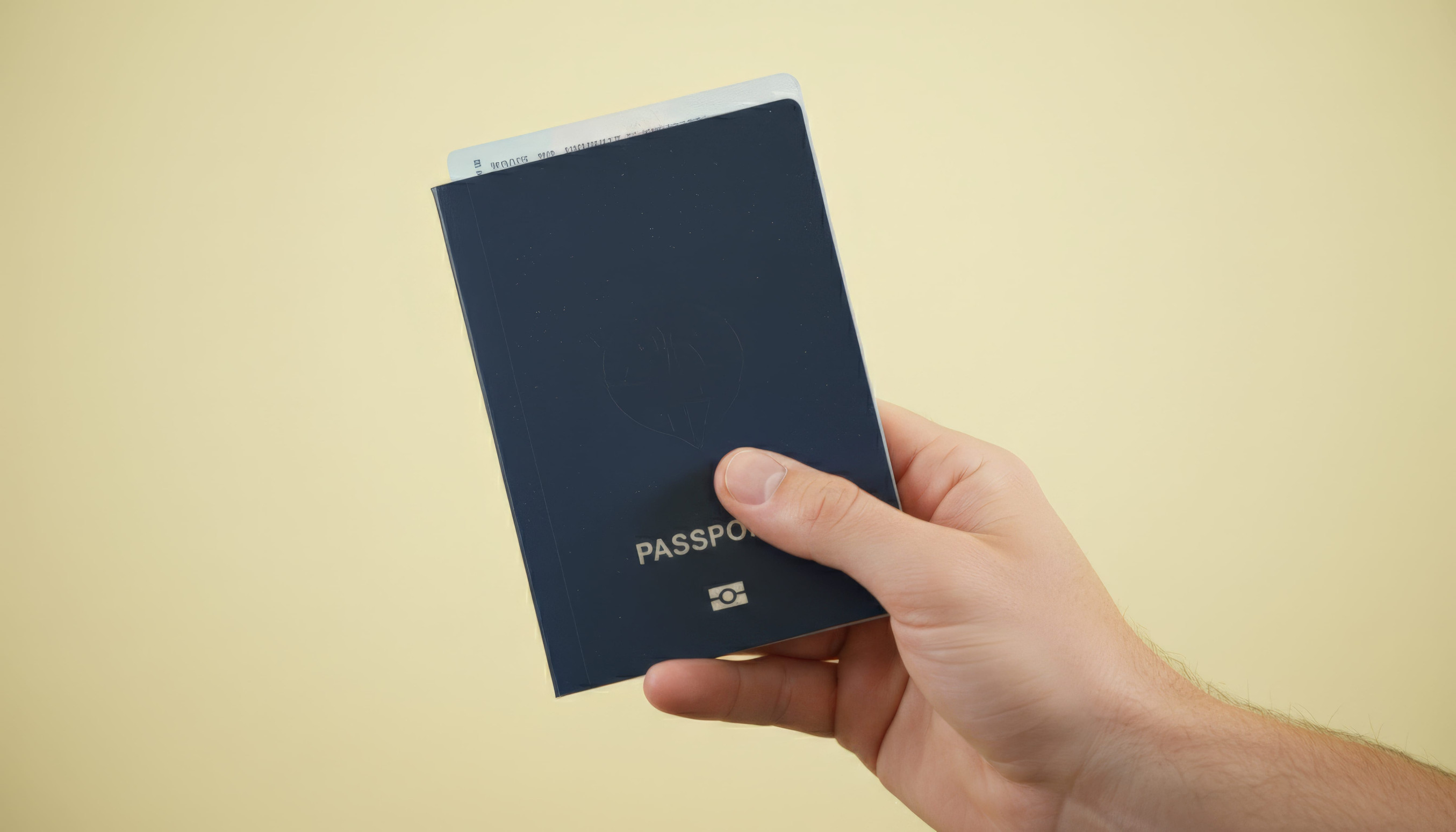 A Person Holding a Passport