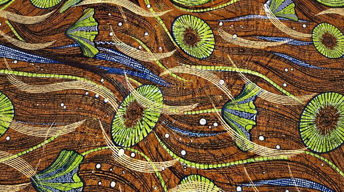 Ivory Coast Wax Print Fabric