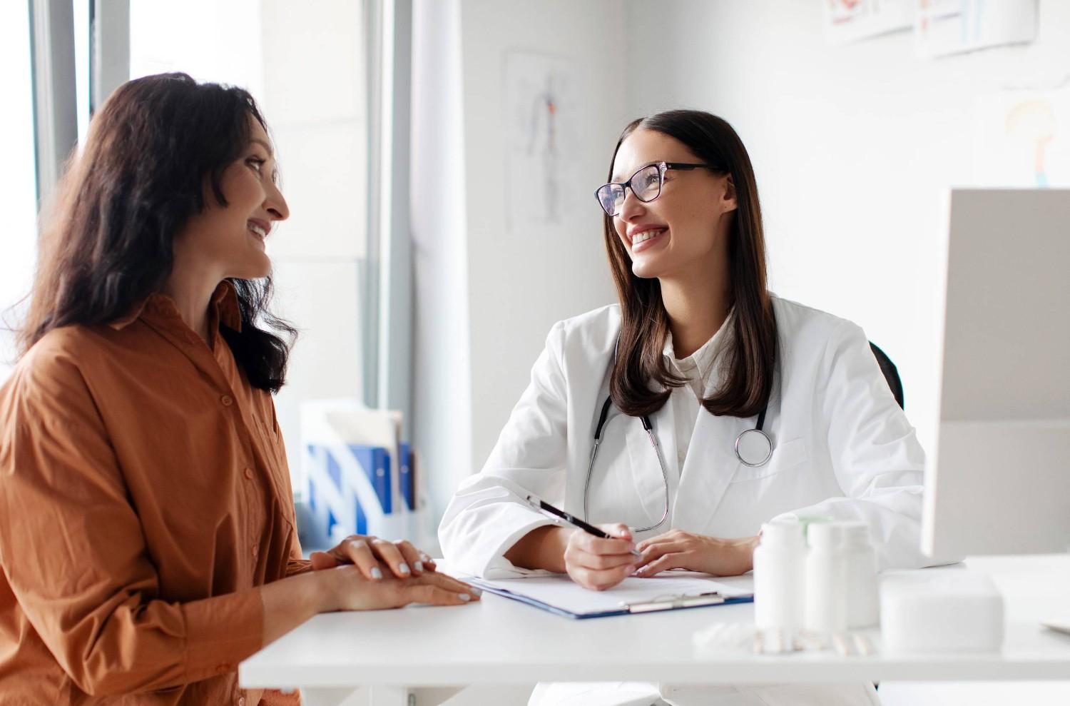 Medical Consultation With Doctor And Patient
