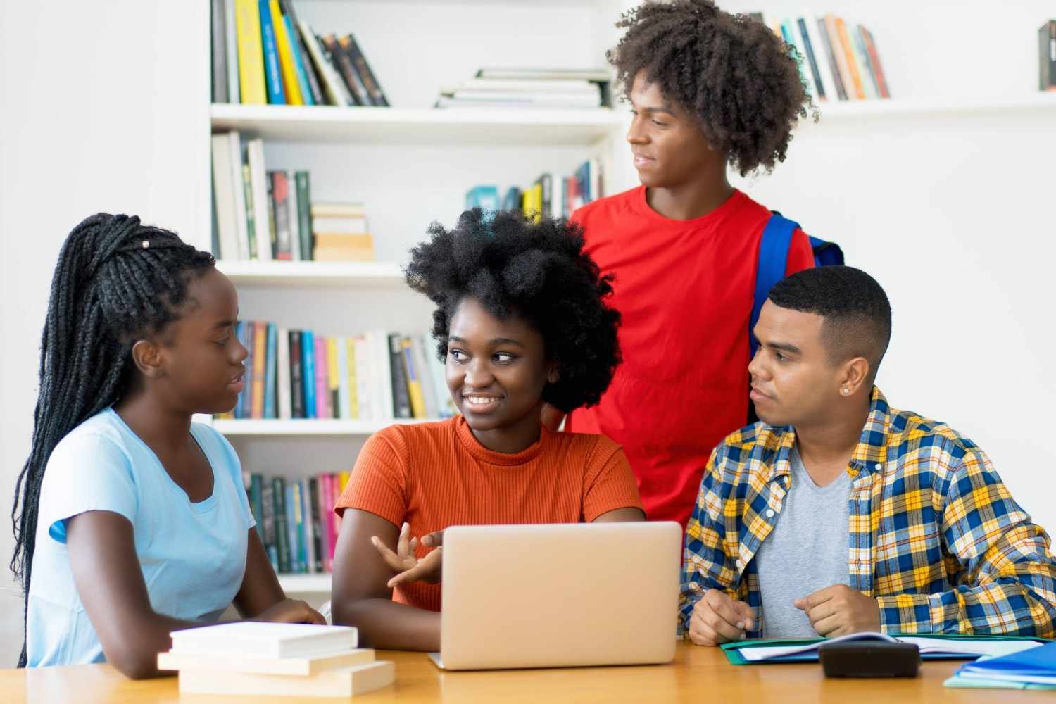 Students In Classroom Discussion Session