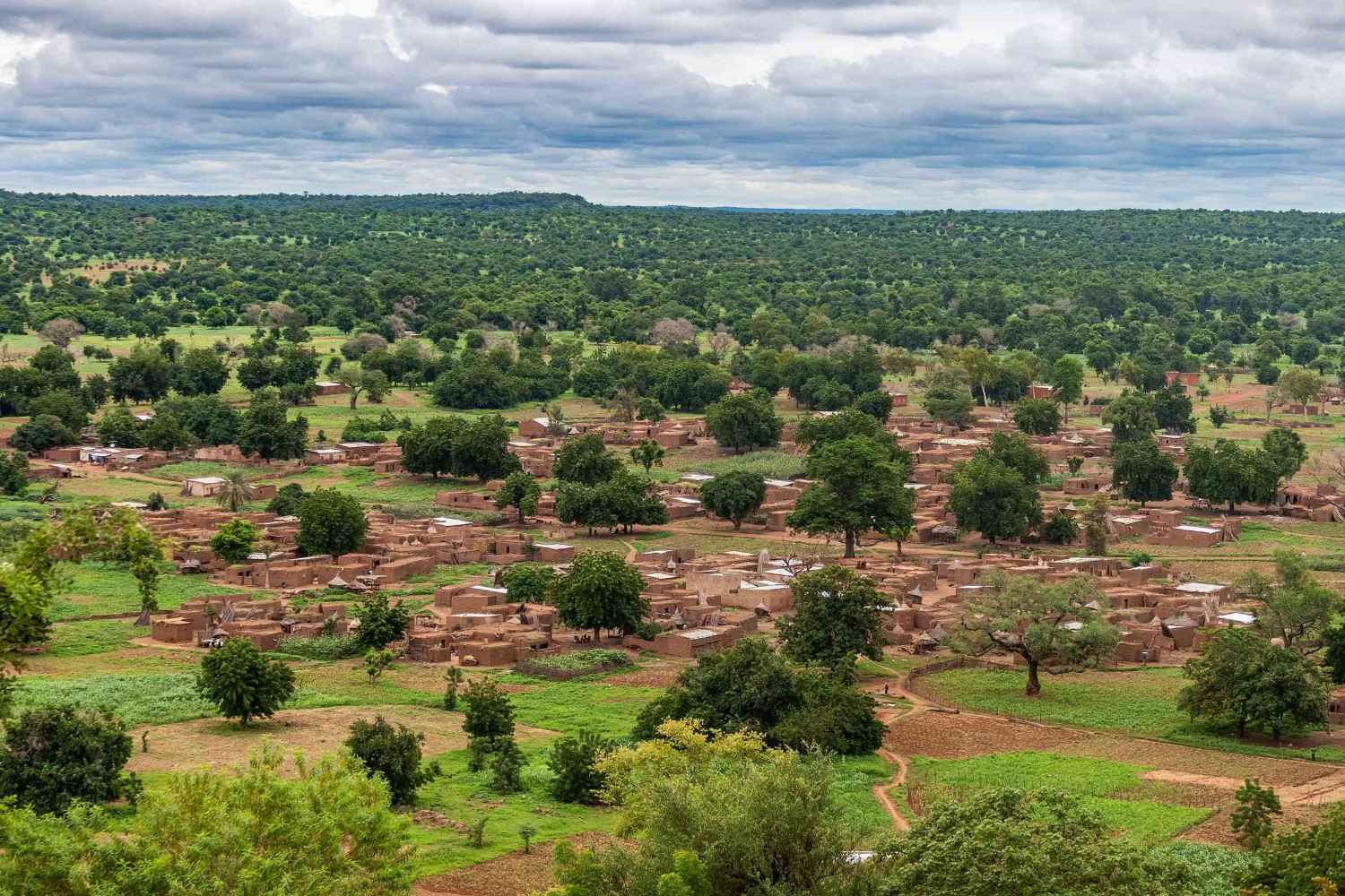 Stunning View Of Burkina Faso During The Rainy Season