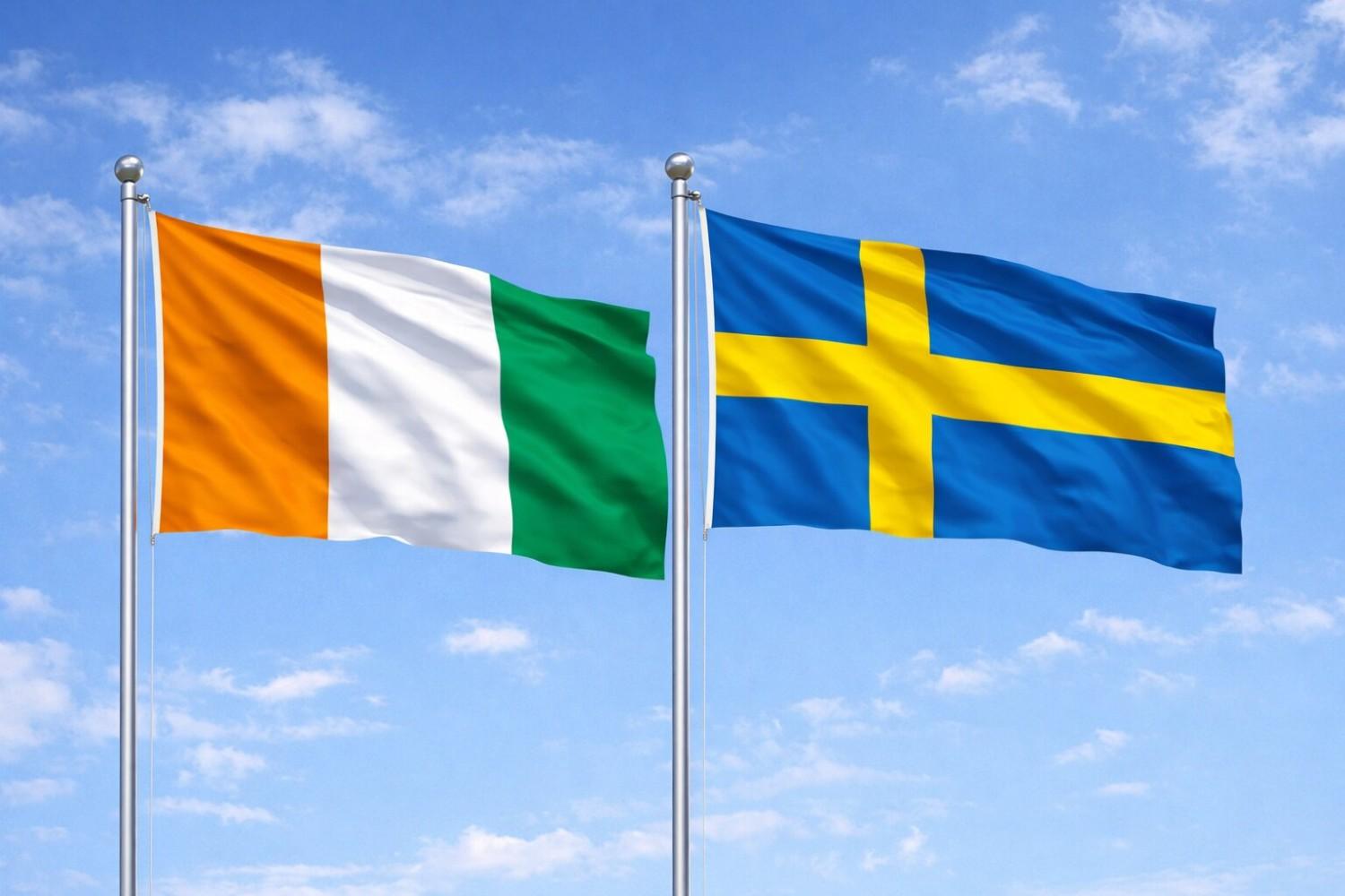 Sweden And Ivory Coast Flag