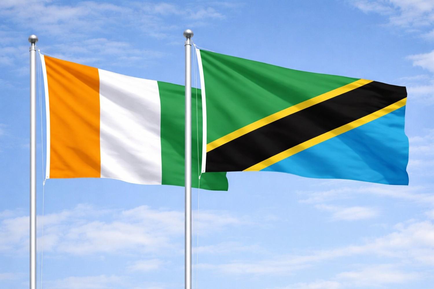 Tanzania And Ivory Coast Flag