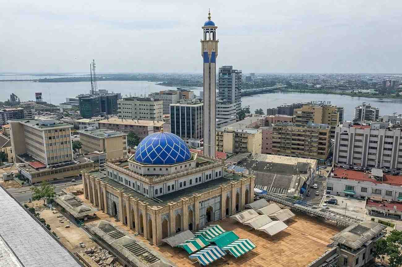 View Of A Mosque In The Ivory Coast